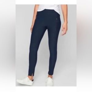 Athleta Stellar Tight Navy, Size Medium Tall